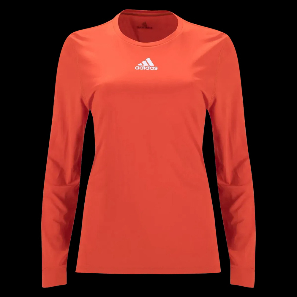 Adidas Women's Creator Long Sleeve T-Shirt-orange